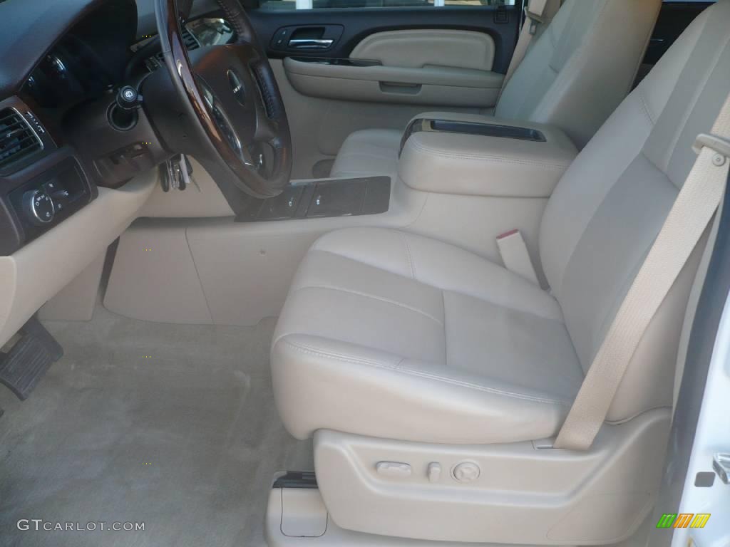 2007 Yukon Denali AWD - Summit White / Cocoa/Light Cashmere photo #10