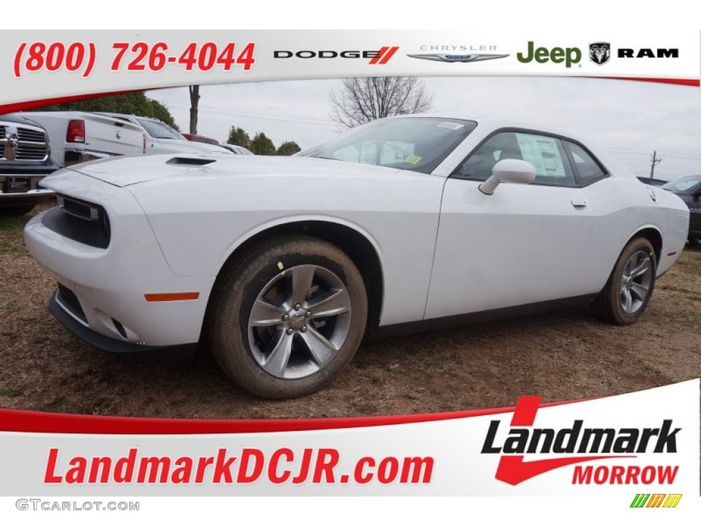 2015 Challenger SXT - Bright White / Black/Tungsten photo #1