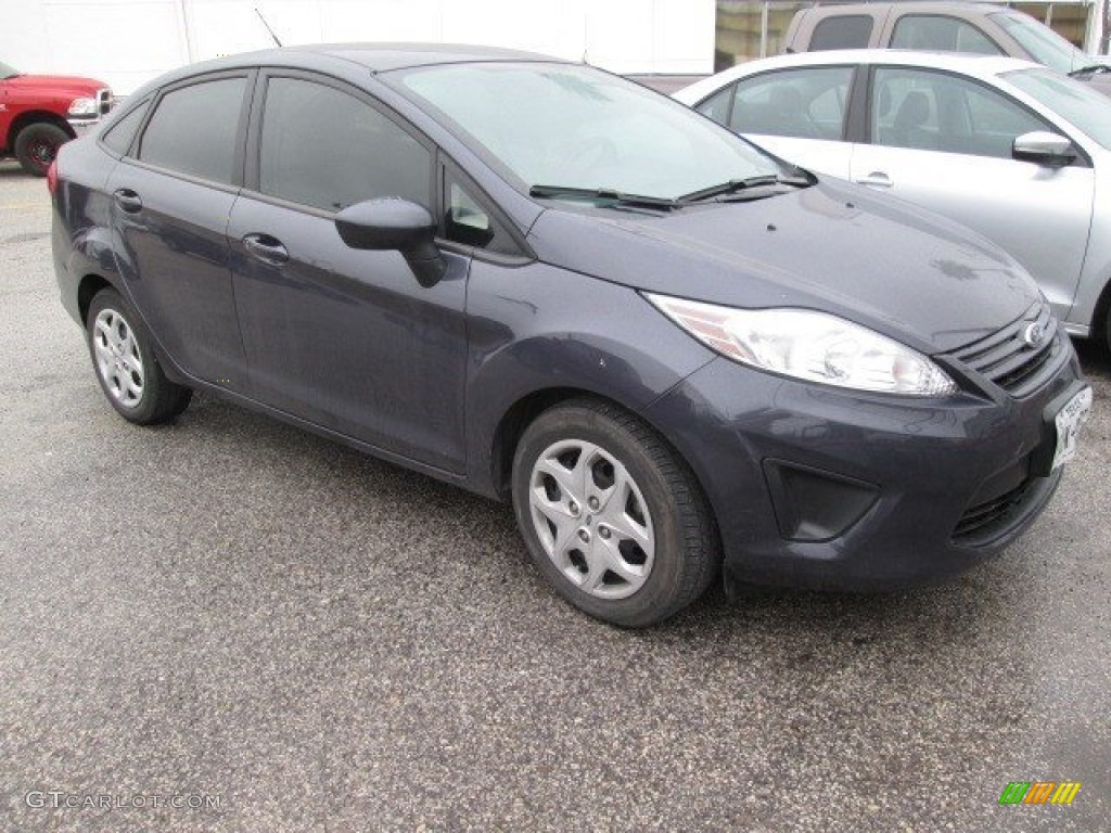 2013 Fiesta S Sedan - Violet Gray / Charcoal Black/Light Stone photo #1