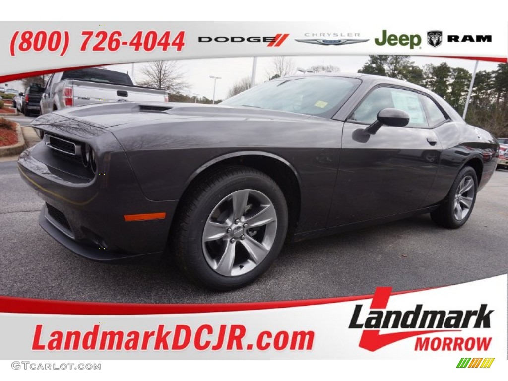 2015 Challenger SXT - Granite Crystal Metallic / Black/Tungsten photo #1