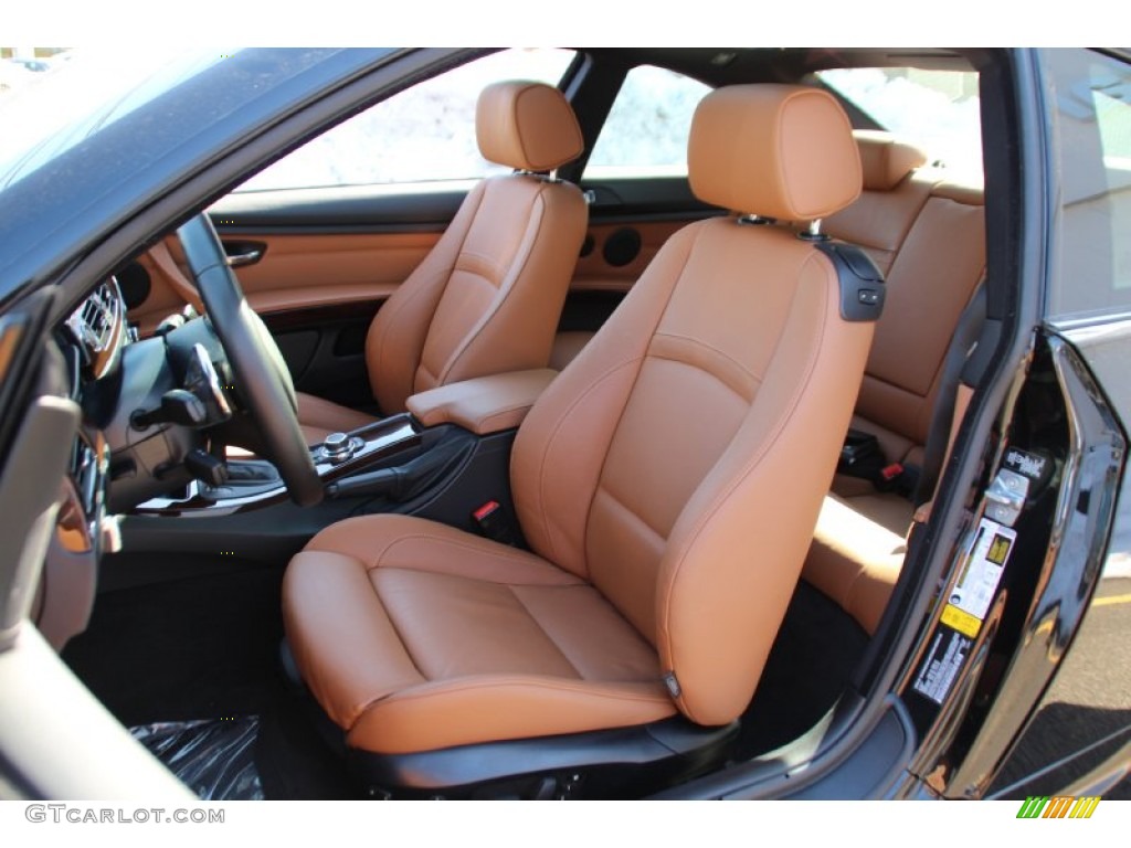 Saddle Brown Interior 2012 BMW 3 Series 328i xDrive Coupe Photo #102067074