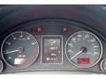 2005 Audi S4 Black/Blue Interior Gauges Photo