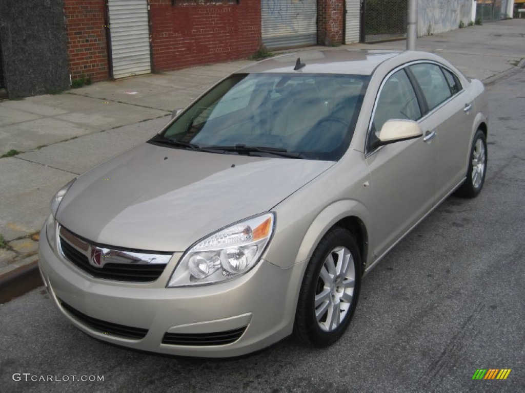 2009 Aura XR - Gold Mist Metallic / Tan photo #2