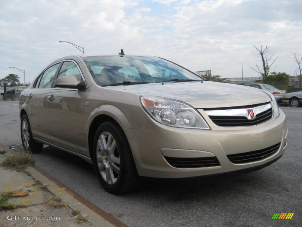 2009 Aura XR - Gold Mist Metallic / Tan photo #3
