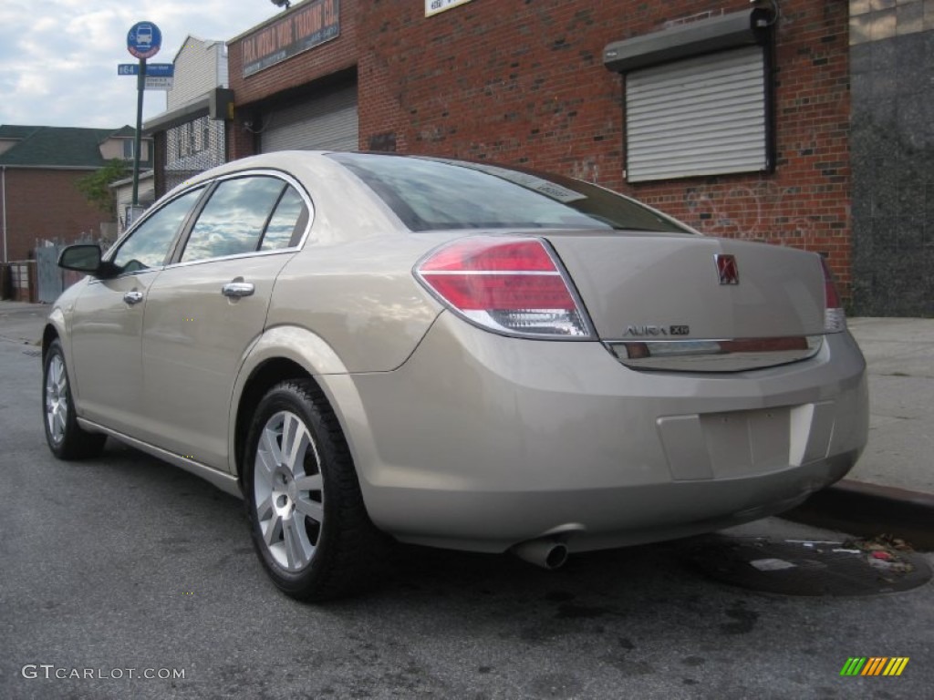 2009 Aura XR - Gold Mist Metallic / Tan photo #16