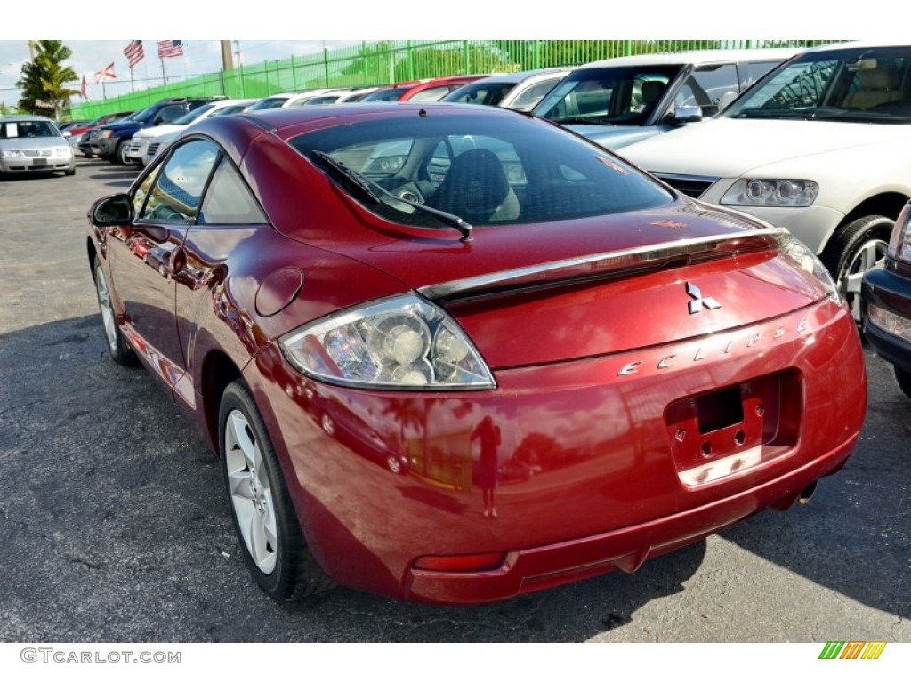 2007 Eclipse GS Coupe - Ultra Red Pearl / Dark Charcoal photo #23