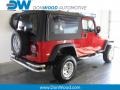 2004 Flame Red Jeep Wrangler Unlimited 4x4  photo #2