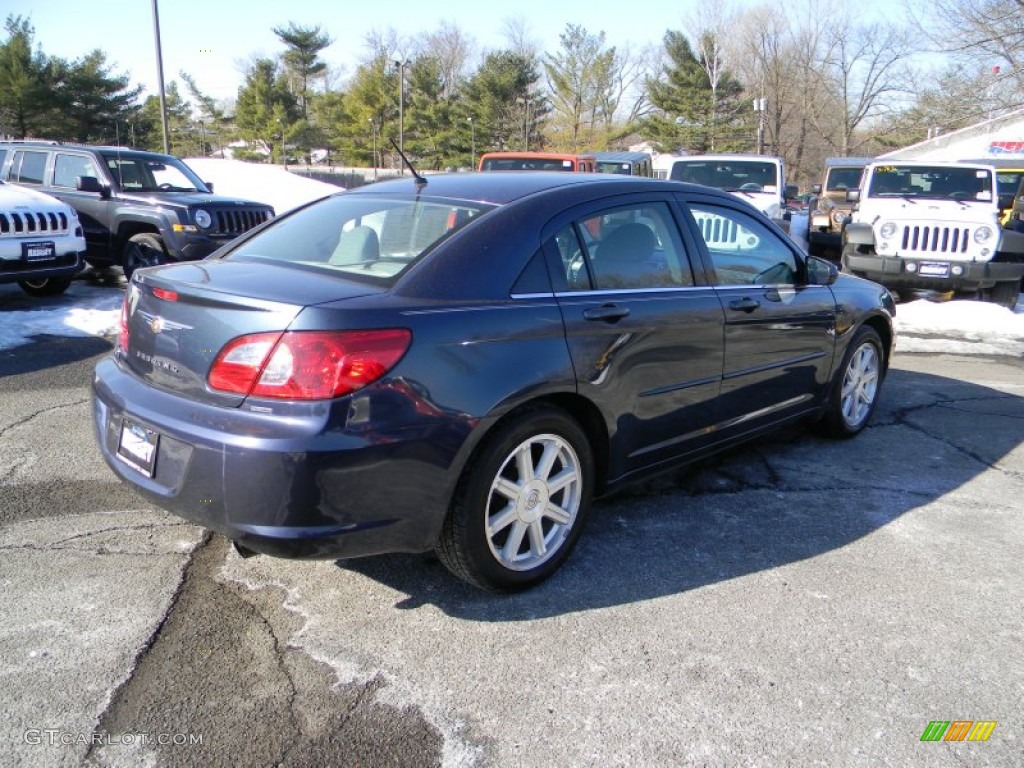 2007 Sebring Touring Sedan - Modern Blue Pearl / Dark Slate Gray/Light Slate Gray photo #6