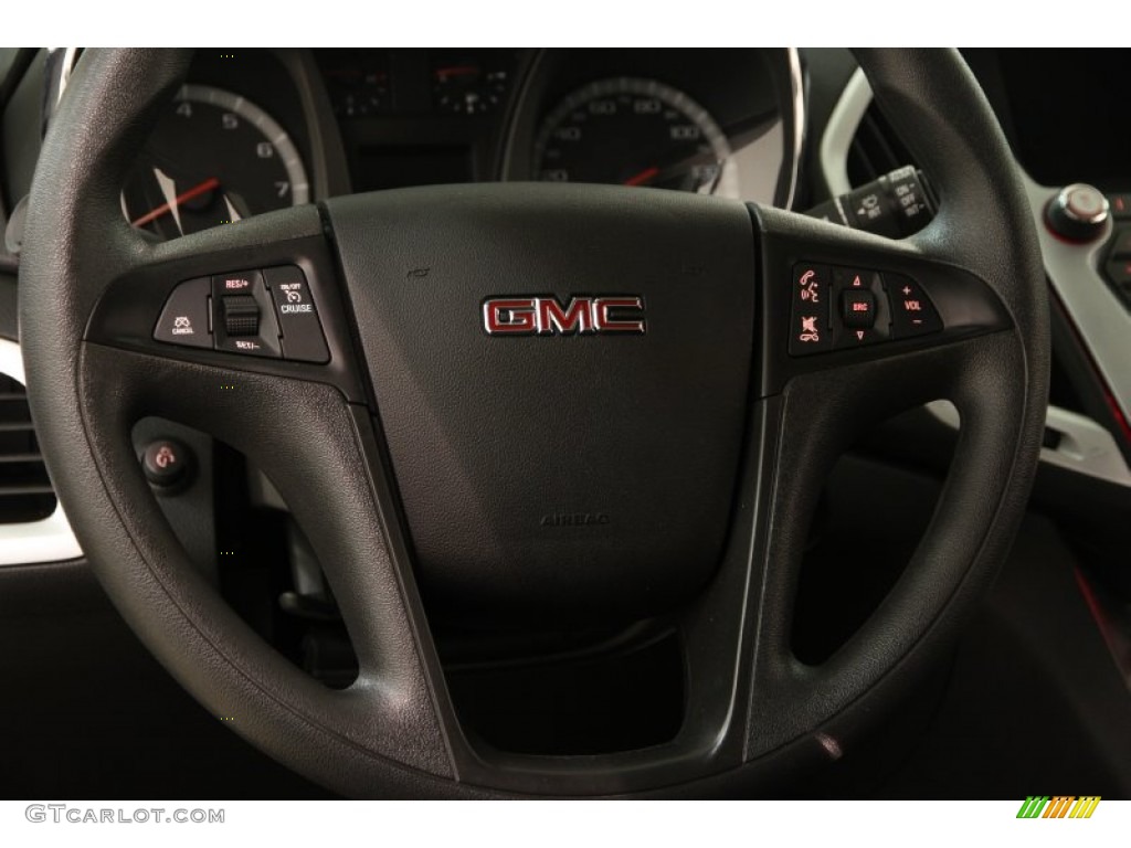 2013 GMC Terrain SLE Jet Black Steering Wheel Photo #102071316