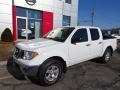 Avalanche White 2011 Nissan Frontier SV Crew Cab 4x4