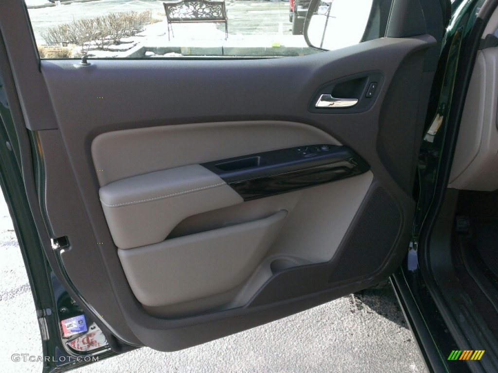 2015 Canyon SLE Extended Cab 4x4 - Emerald Green Metallic / Cocoa/Dune photo #7