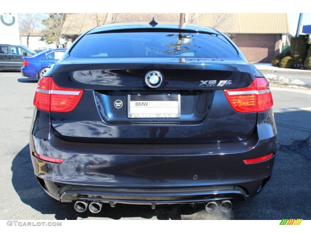2010 X6 M  - Carbon Black Metallic / Silverstone II photo #4