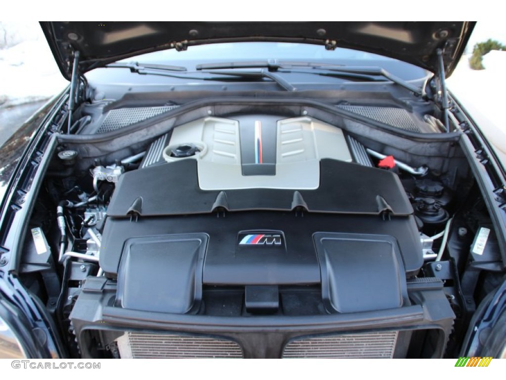 2010 X6 M  - Carbon Black Metallic / Silverstone II photo #30