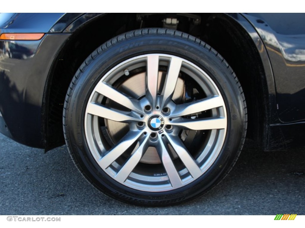 2010 X6 M  - Carbon Black Metallic / Silverstone II photo #32