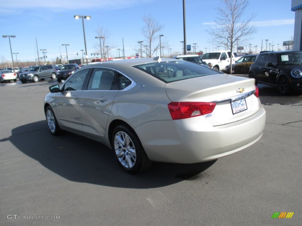 2014 Impala LS - Champagne Silver Metallic / Jet Black/Dark Titanium photo #4