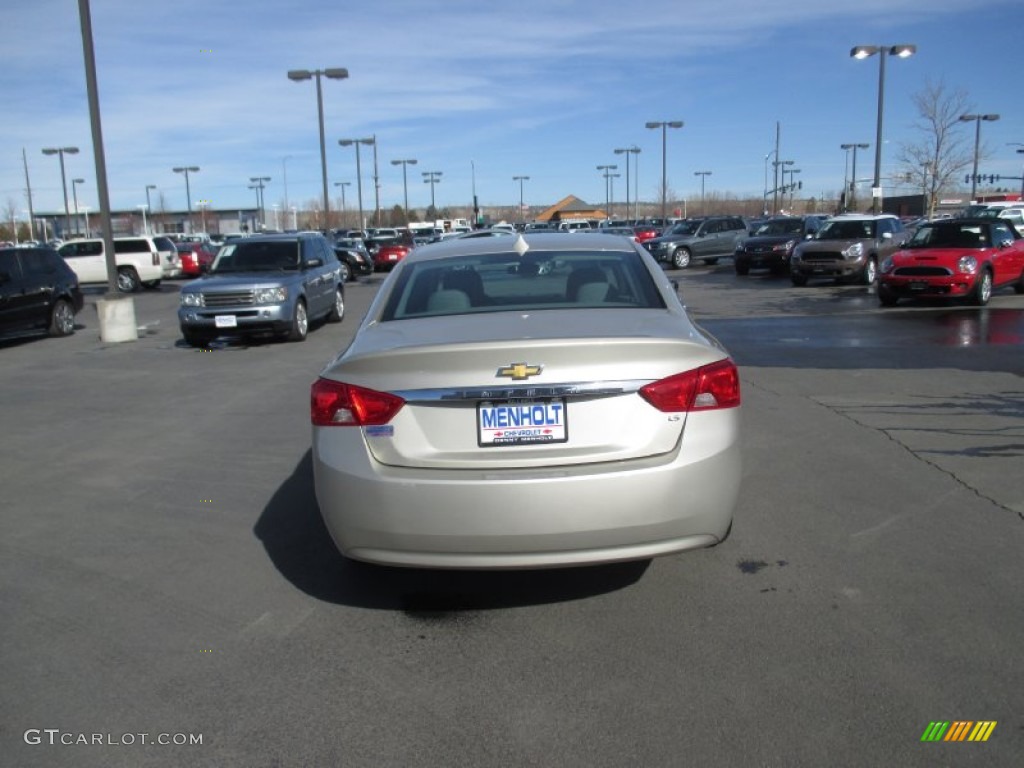 2014 Impala LS - Champagne Silver Metallic / Jet Black/Dark Titanium photo #5