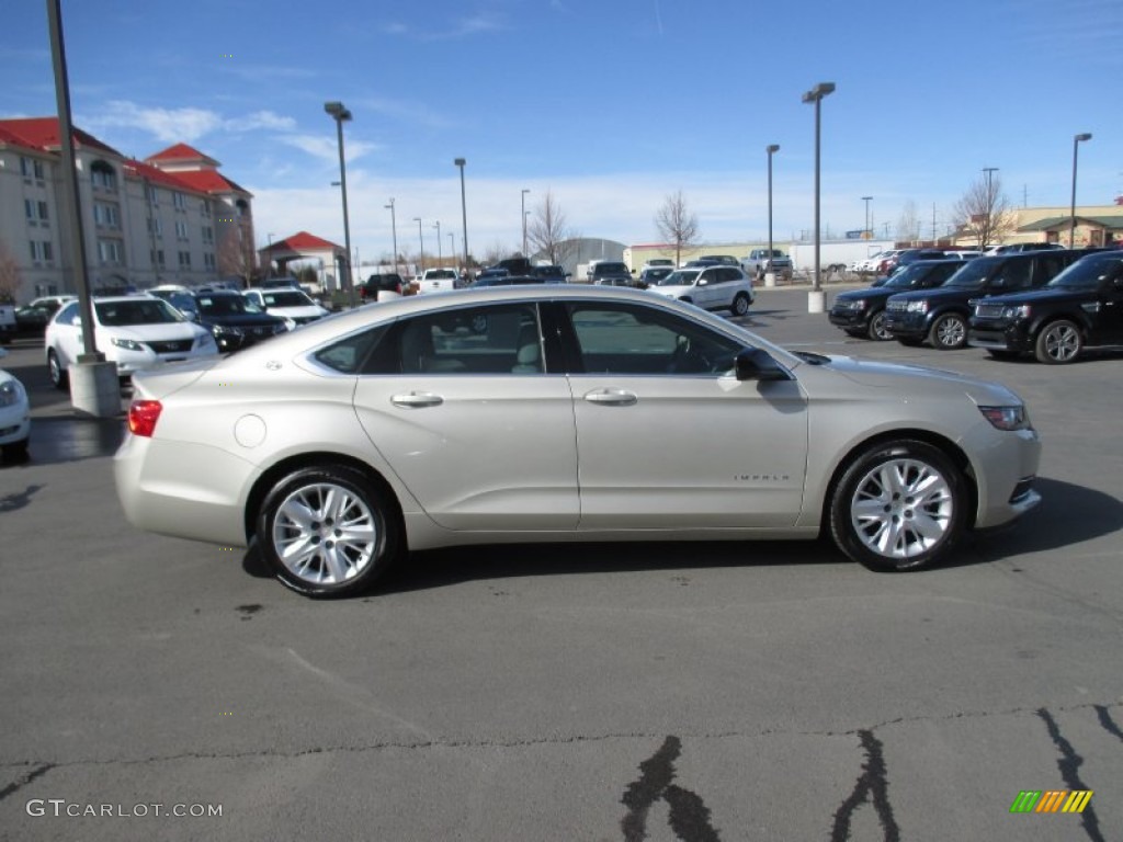 2014 Impala LS - Champagne Silver Metallic / Jet Black/Dark Titanium photo #7