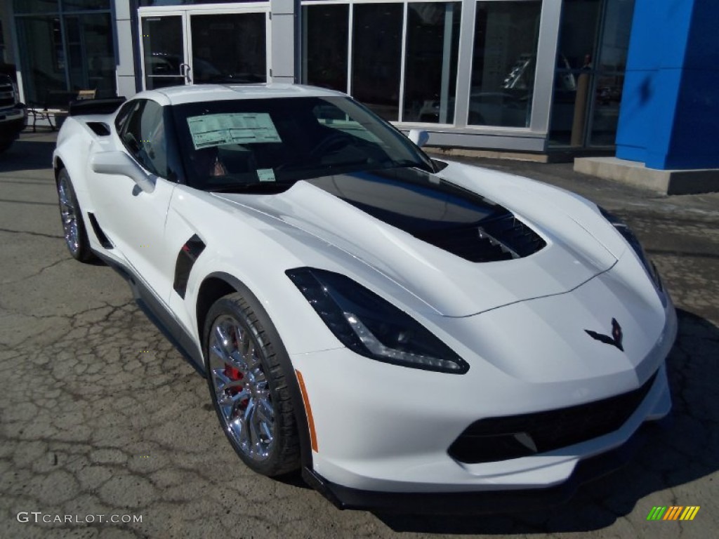 2015 Corvette Z06 Coupe - Arctic White / Jet Black photo #19