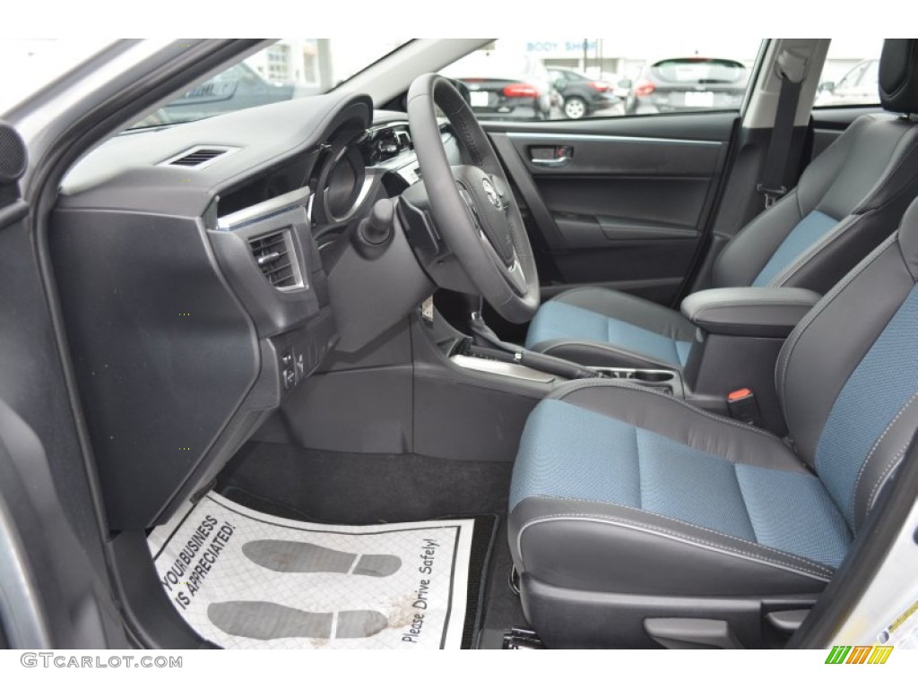 Steel Blue Interior 2014 Toyota Corolla S Photo #102075702