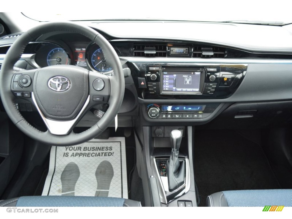 2014 Toyota Corolla S Steel Blue Dashboard Photo #102075741