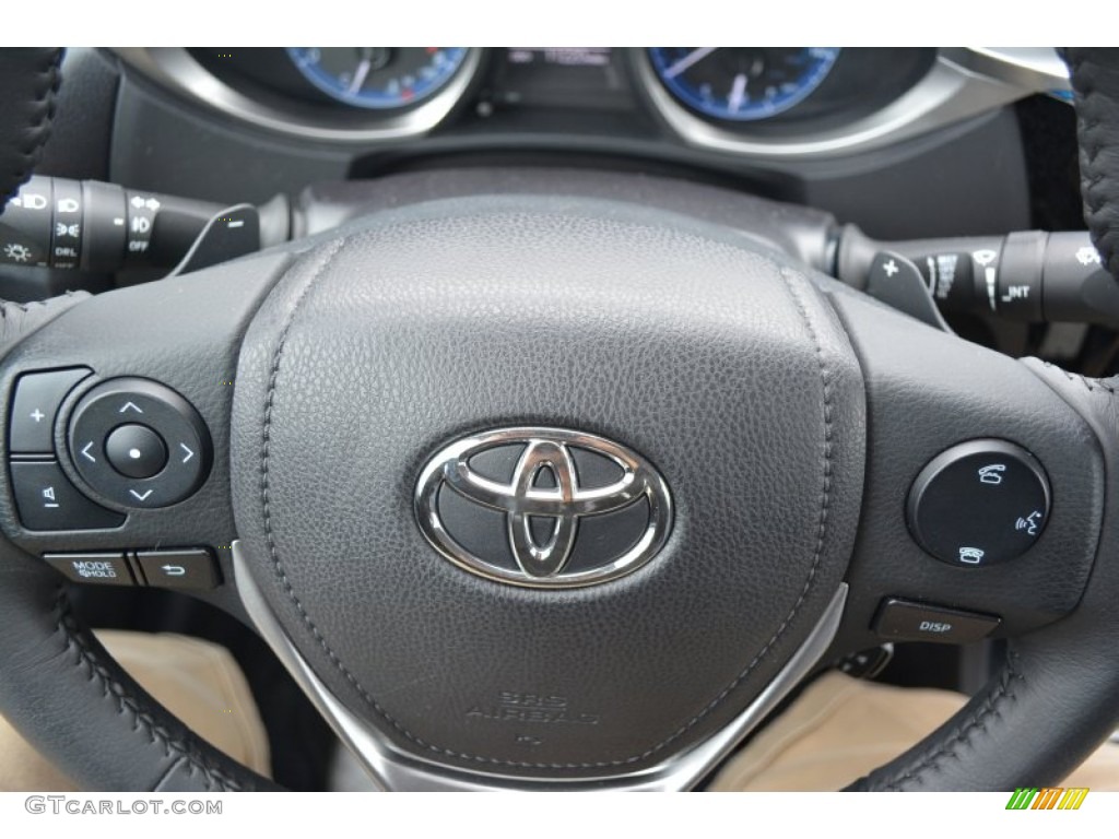 2014 Toyota Corolla S Steel Blue Steering Wheel Photo #102075927