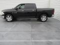 2010 Brilliant Black Crystal Pearl Dodge Ram 1500 SLT Crew Cab 4x4  photo #3