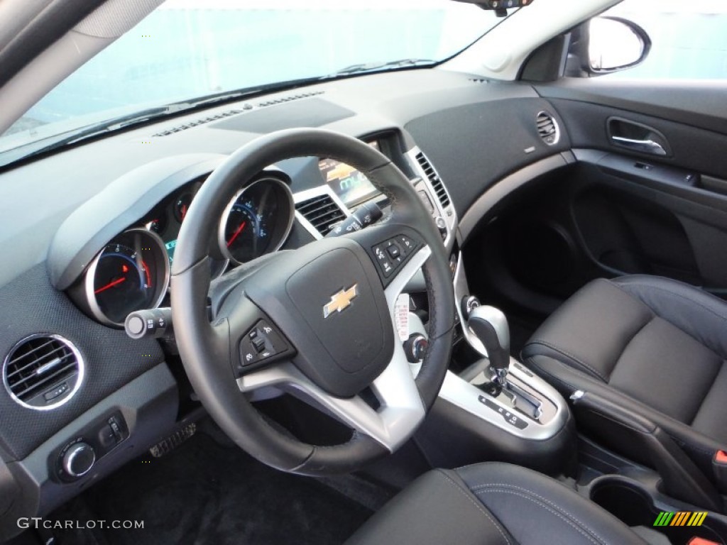 Jet Black Interior 2015 Chevrolet Cruze LT Photo #102077121