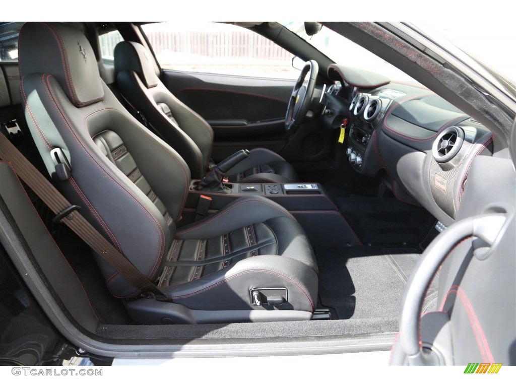 Nero Interior 2007 Ferrari F430 Coupe F1 Photo #102078612