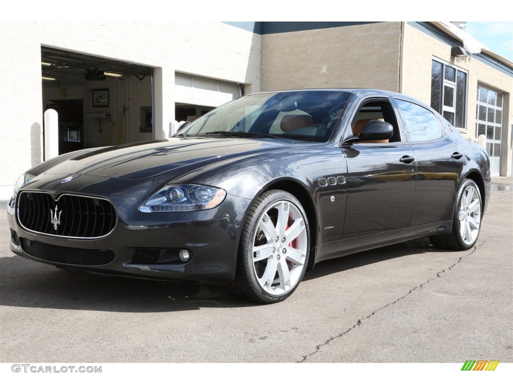 2012 Quattroporte S - Grigio Granito (Dark Grey) / Cuoio photo #6