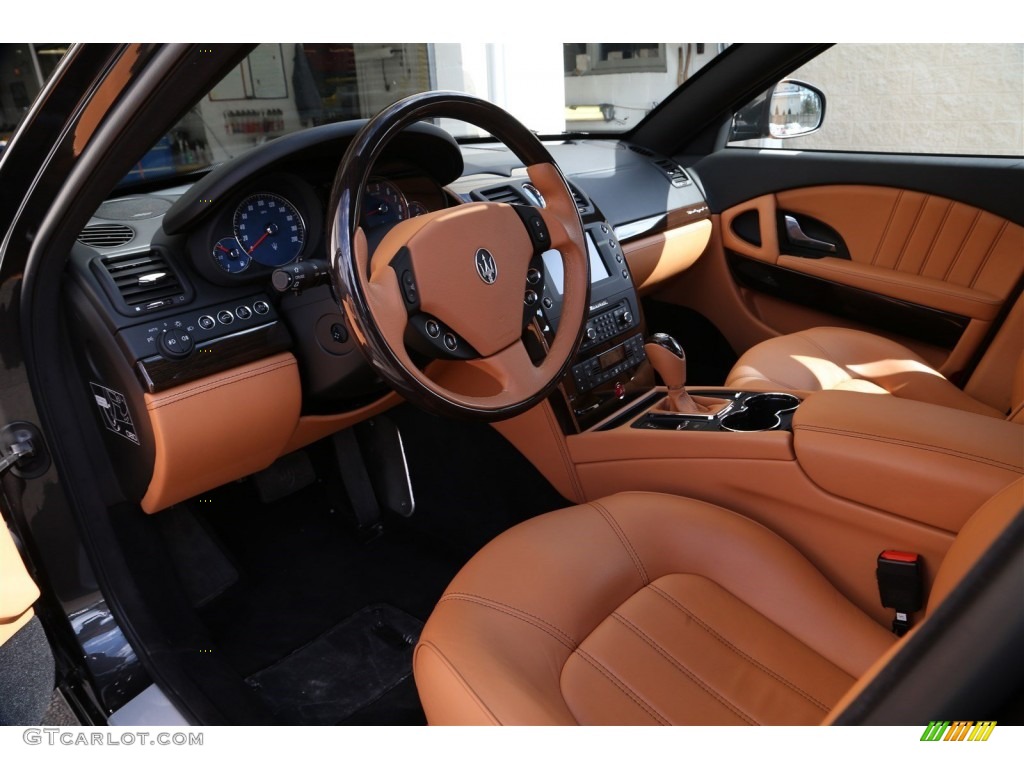 2012 Quattroporte S - Grigio Granito (Dark Grey) / Cuoio photo #10
