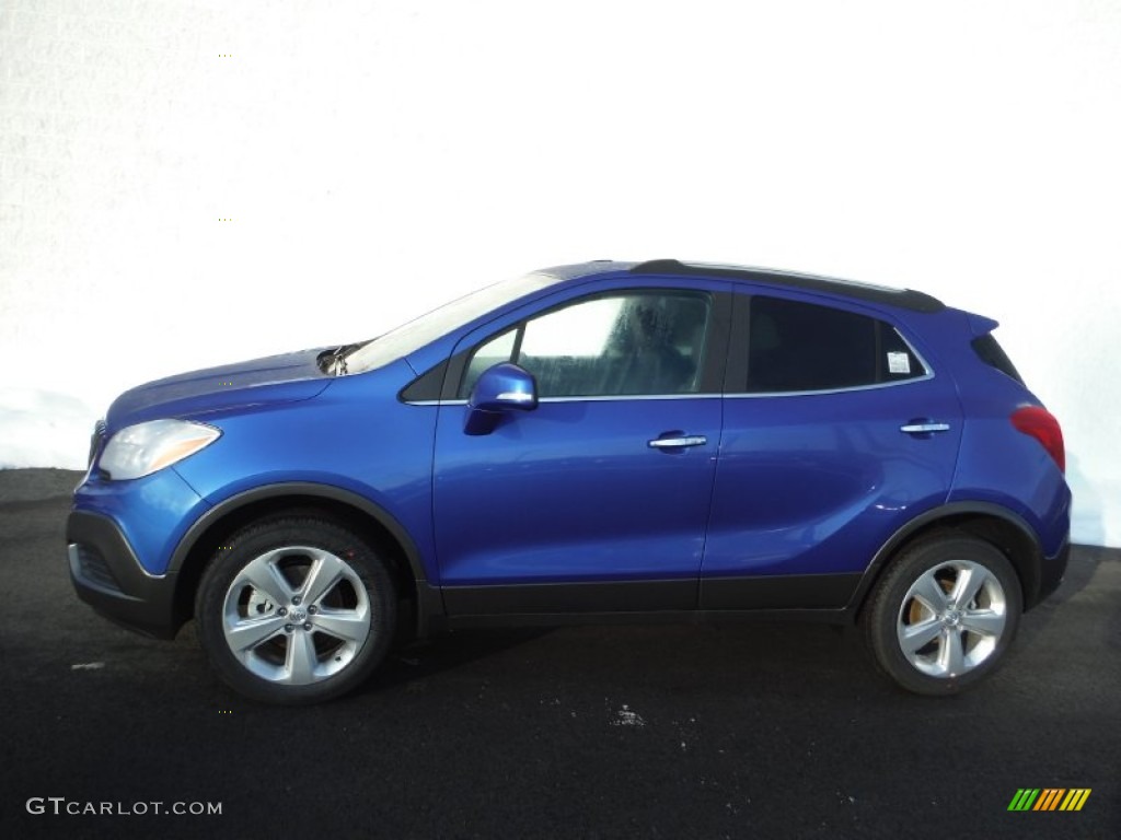 Brilliant Blue Metallic 2015 Buick Encore AWD Exterior Photo #102079182
