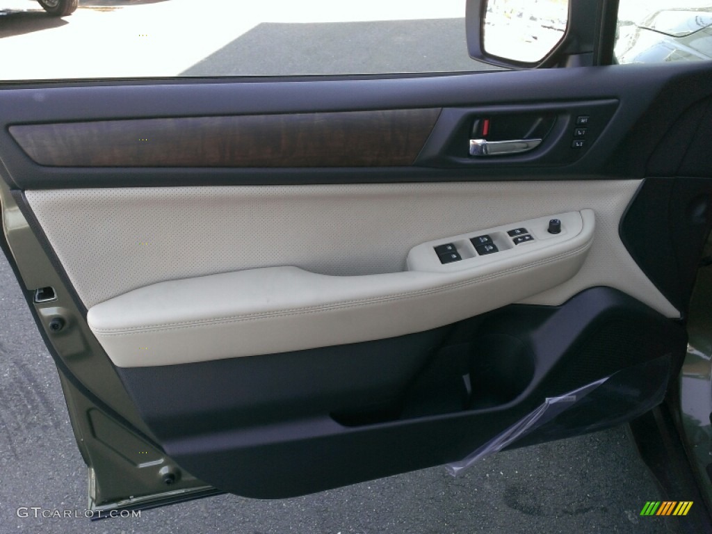 2015 Subaru Outback 2.5i Limited Warm Ivory Door Panel Photo #102079215