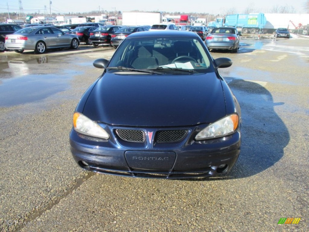 2004 Grand Am SE Sedan - Navy Blue Metallic / Dark Pewter photo #11
