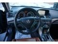 2012 Acura TL Umber Interior Steering Wheel Photo