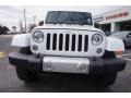 2014 Bright White Jeep Wrangler Sahara 4x4  photo #2