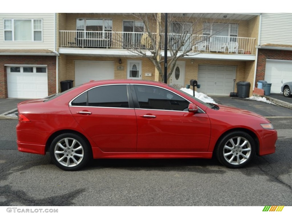 2008 TSX Sedan - Milano Red / Parchment photo #4