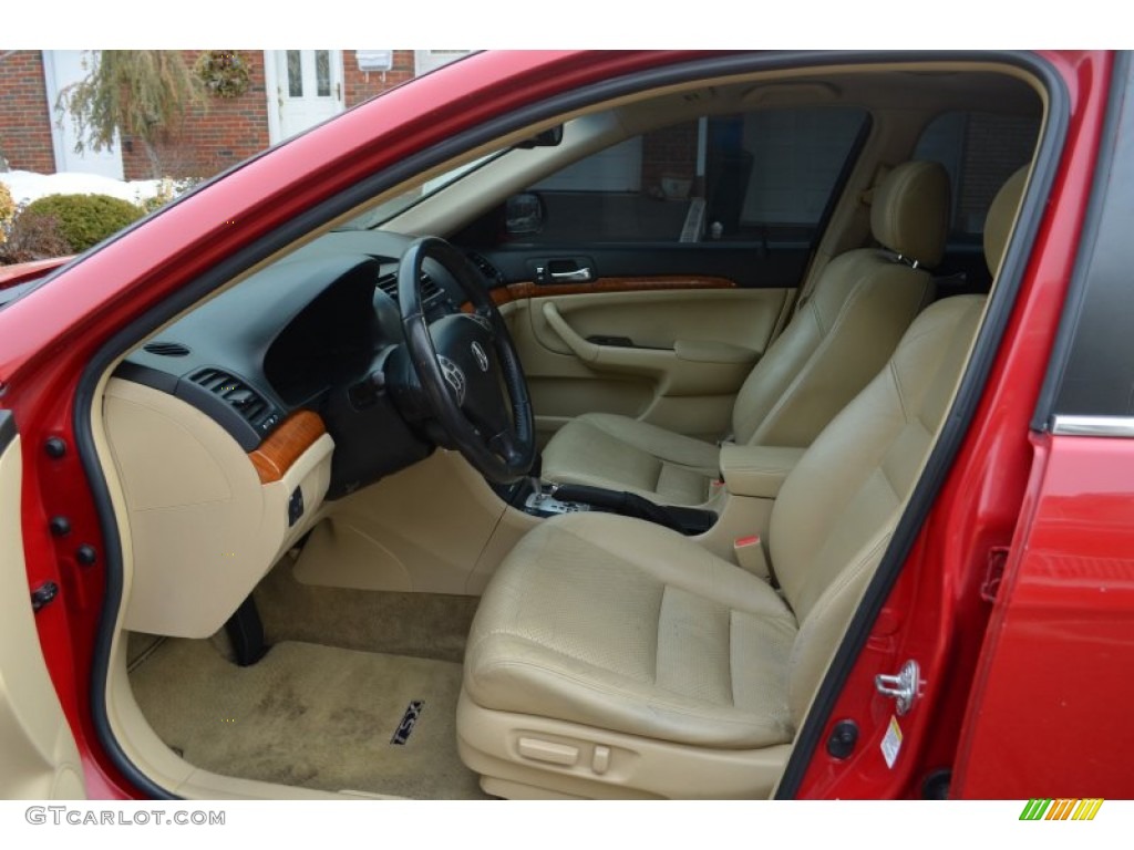 2008 TSX Sedan - Milano Red / Parchment photo #10