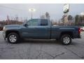 2014 Cobalt Blue Metallic GMC Sierra 1500 SLE Double Cab  photo #4