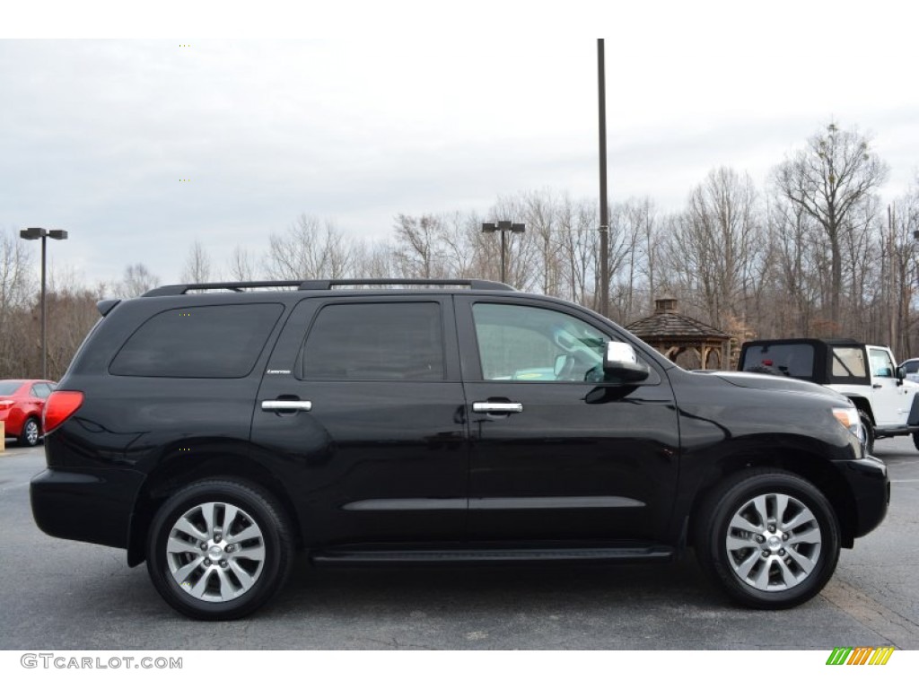 Black 2014 Toyota Sequoia Limited Exterior Photo #102083250