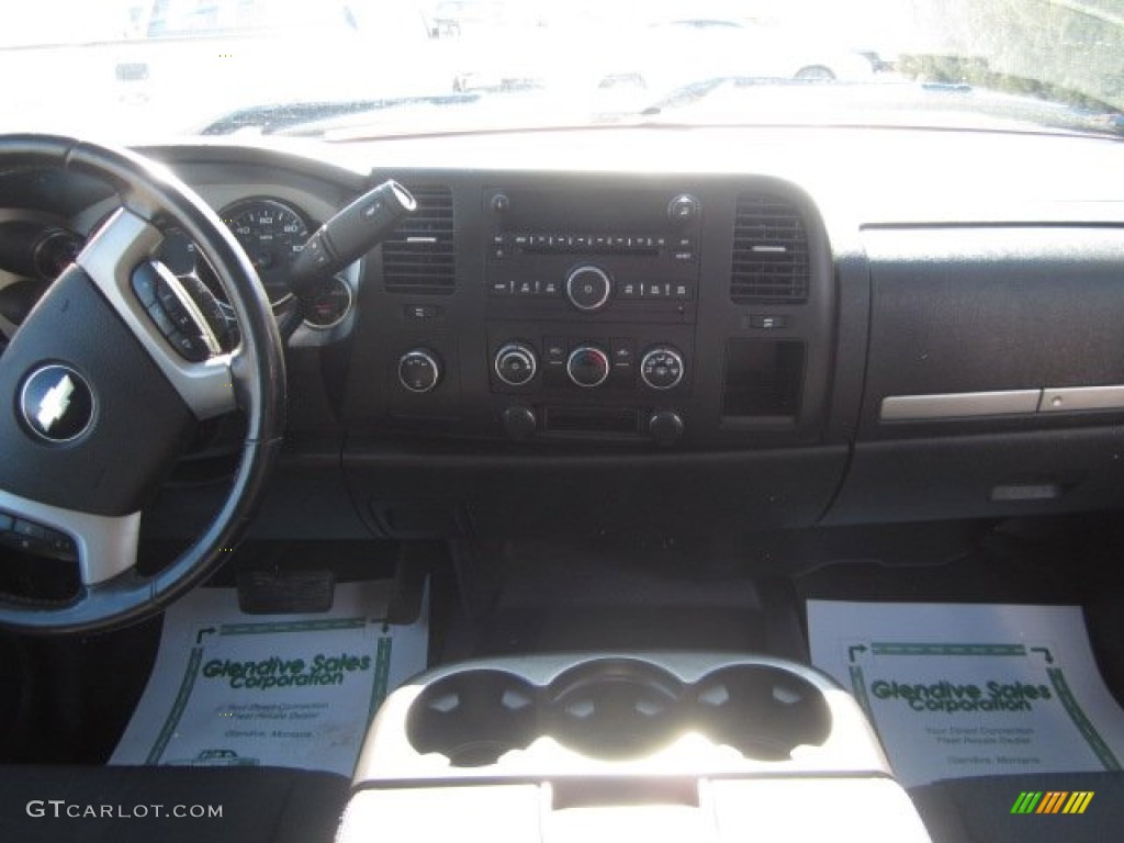 2010 Silverado 2500HD LT Extended Cab 4x4 - Summit White / Light Titanium/Ebony photo #9