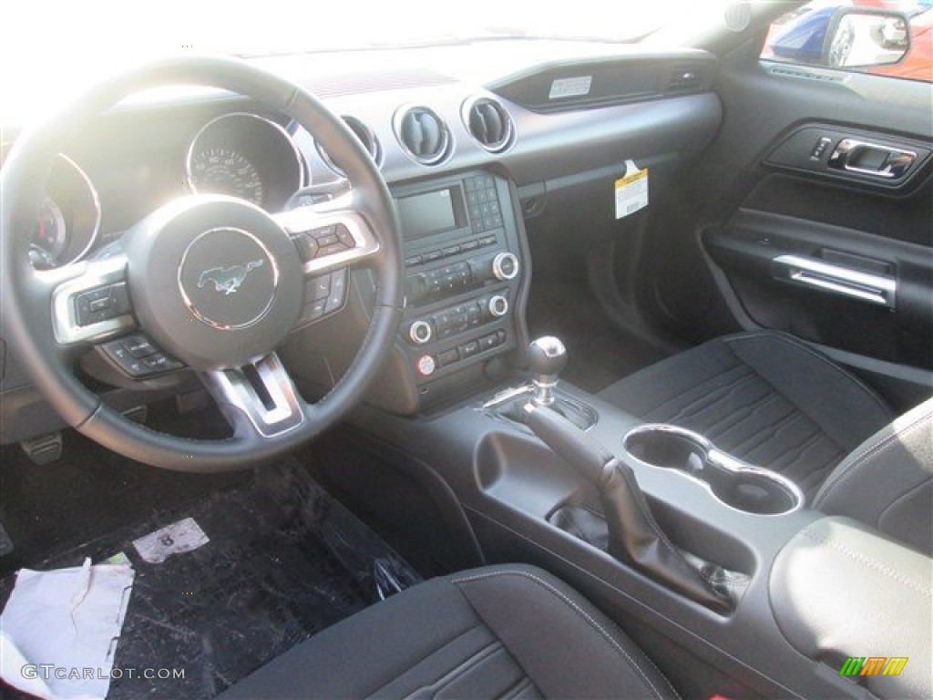 2015 Mustang GT Coupe - Deep Impact Blue Metallic / Ebony photo #12