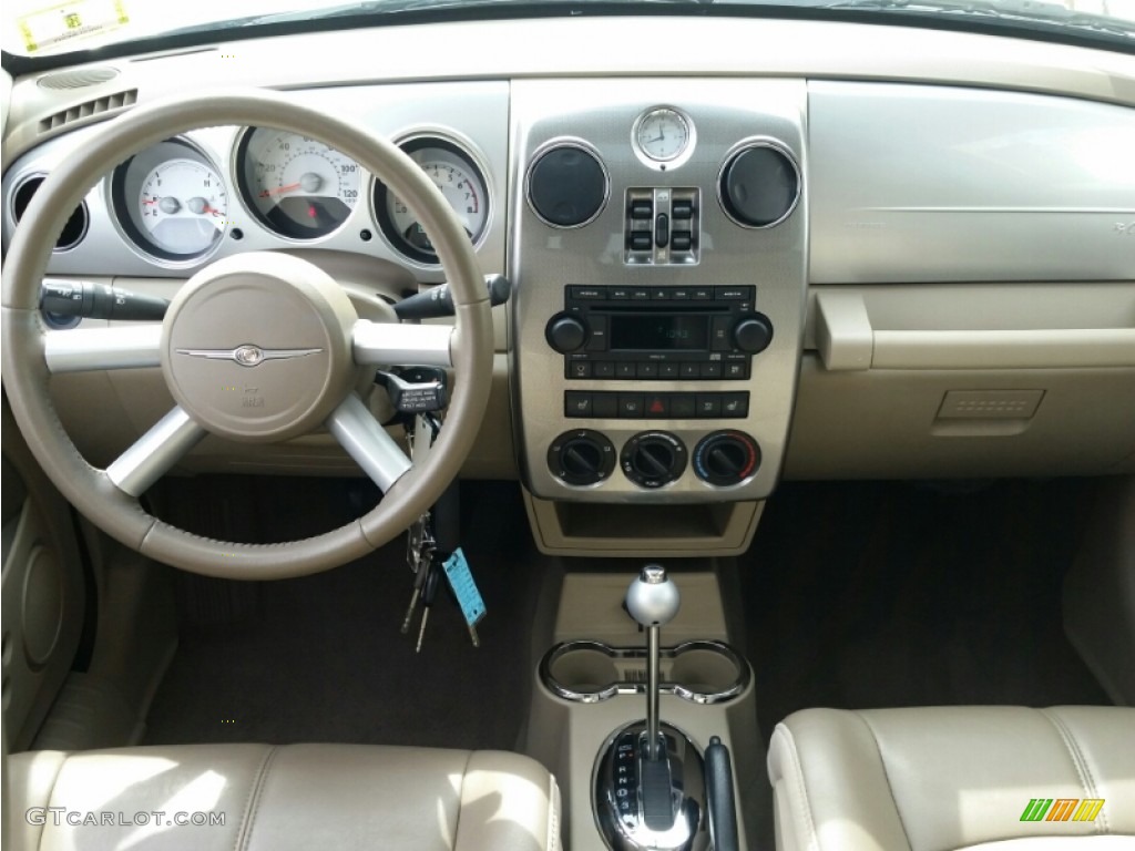 2008 PT Cruiser Limited Turbo - Brilliant Black Crystal Pearl / Pastel Slate Gray photo #14