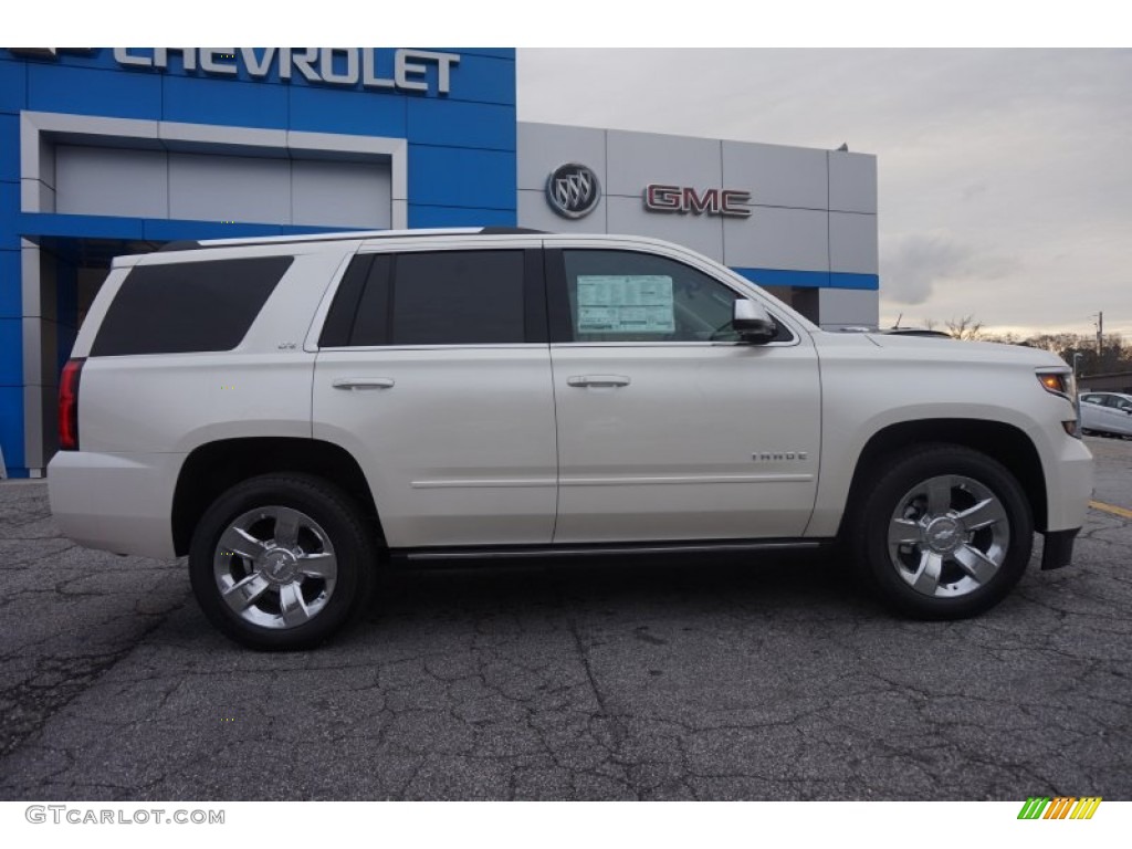 White Diamond Tricoat 2015 Chevrolet Tahoe LTZ Exterior Photo #102085250