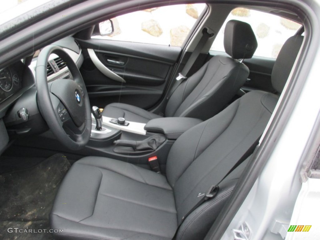 2014 3 Series 320i xDrive Sedan - Orion Silver Metallic / Black photo #12