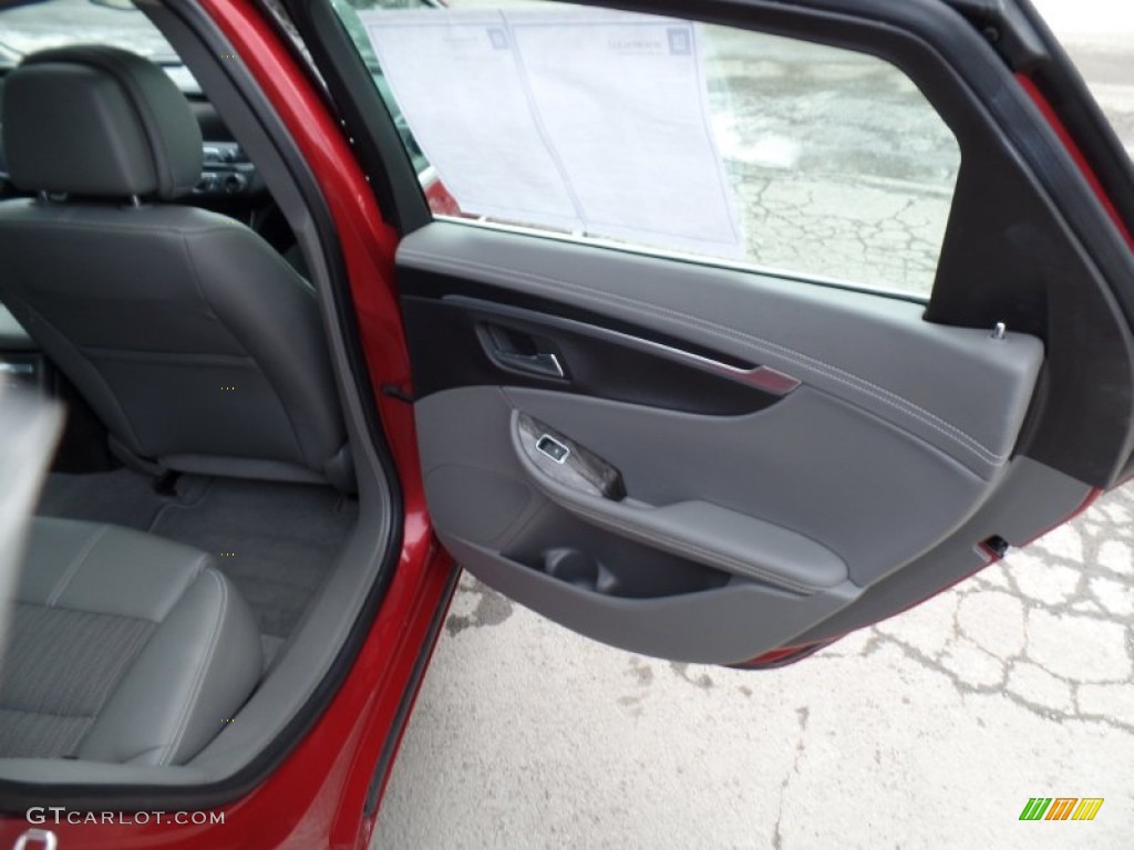 2014 Chevrolet Impala LT Jet Black/Dark Titanium Door Panel Photo #102087165