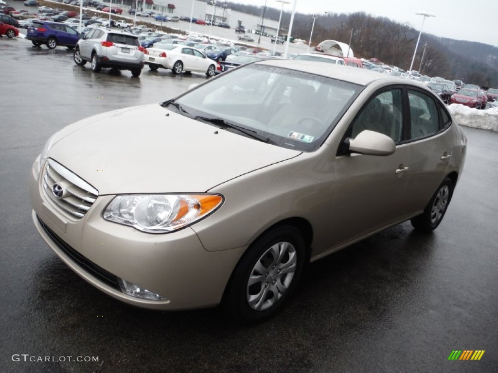 2010 Elantra GLS - Laguna Sand / Beige photo #5