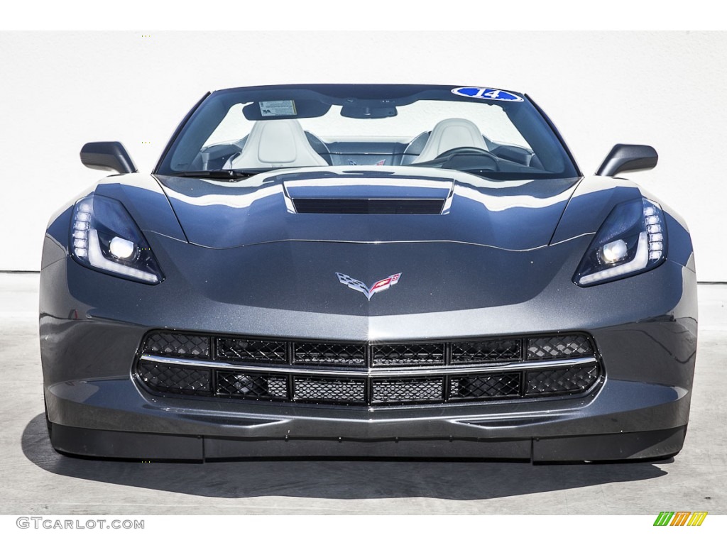 Cyber Gray Metallic 2014 Chevrolet Corvette Stingray Convertible Exterior Photo #102089334