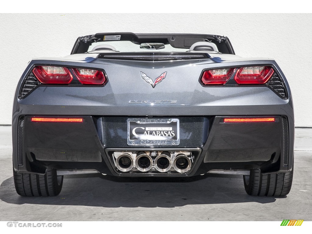 2014 Corvette Stingray Convertible - Cyber Gray Metallic / Gray photo #3