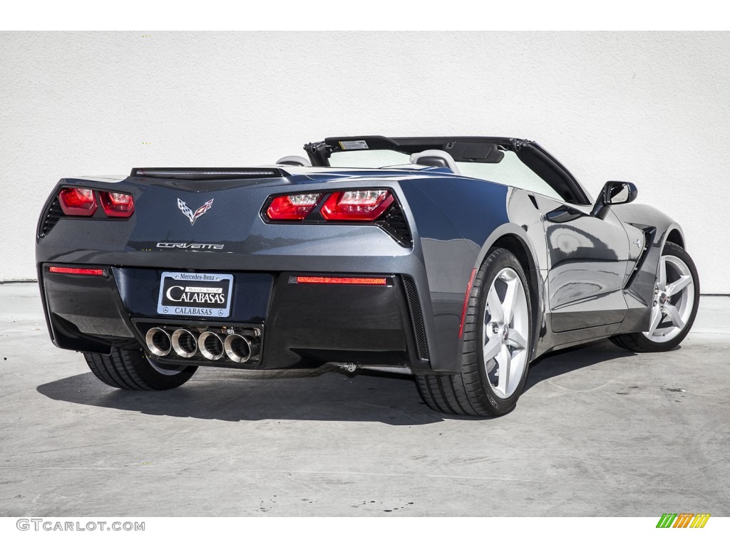 2014 Corvette Stingray Convertible - Cyber Gray Metallic / Gray photo #12