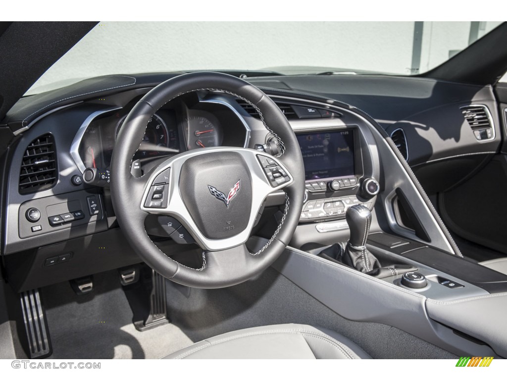2014 Corvette Stingray Convertible - Cyber Gray Metallic / Gray photo #16